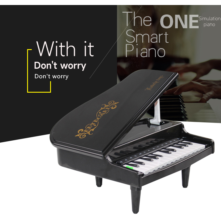 Early Learning Children Simulated Piano Keyboard Toddler Developmental Electronic Musical Instruments Light Piano Toy for Kids