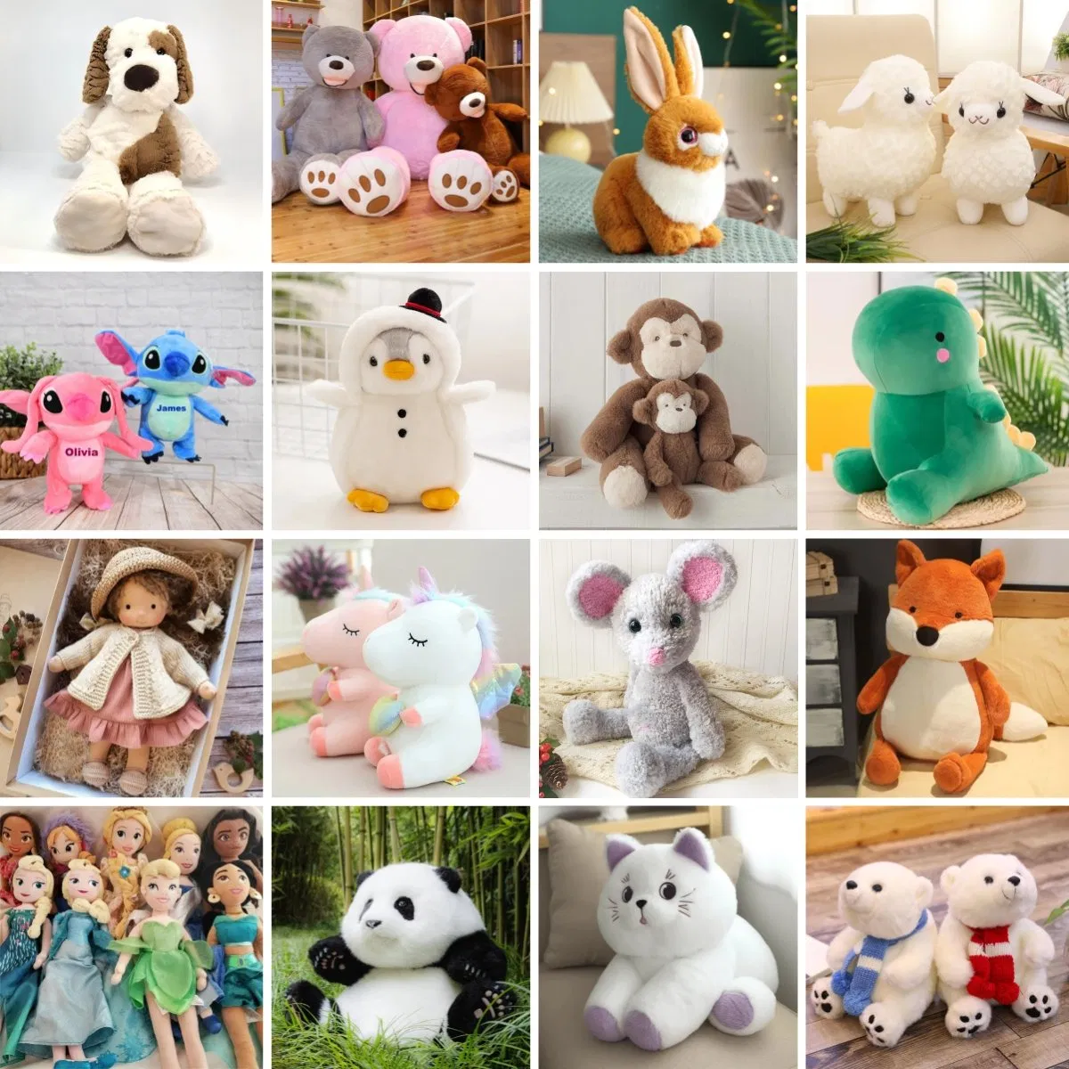 Wholesale Price OEM Manufacturer Personalized Drawing Plushie Peluche Peluches Juguetes CE/En71/ASTM/Cpsia/CPC/Ukca Soft Custom Plush Stuffed Animal Toy Factory