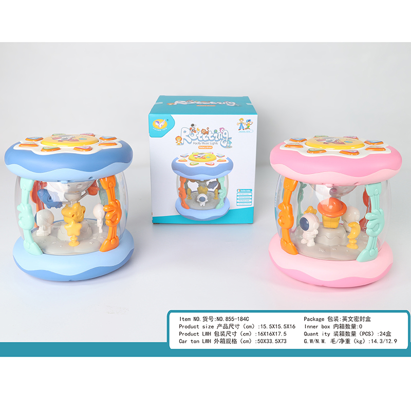 Interactive Ocean Light-up Musical Baby Drum Toy for Toddlers