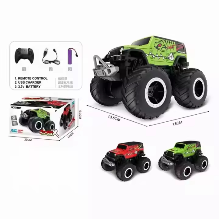 New 6-CH Remote Control Mini Vehicle Amphibious Monster Truck Kids and Adults Assembled RC Car Toy
