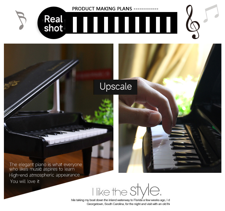 Early Learning Children Simulated Piano Keyboard Toddler Developmental Electronic Musical Instruments Light Piano Toy for Kids