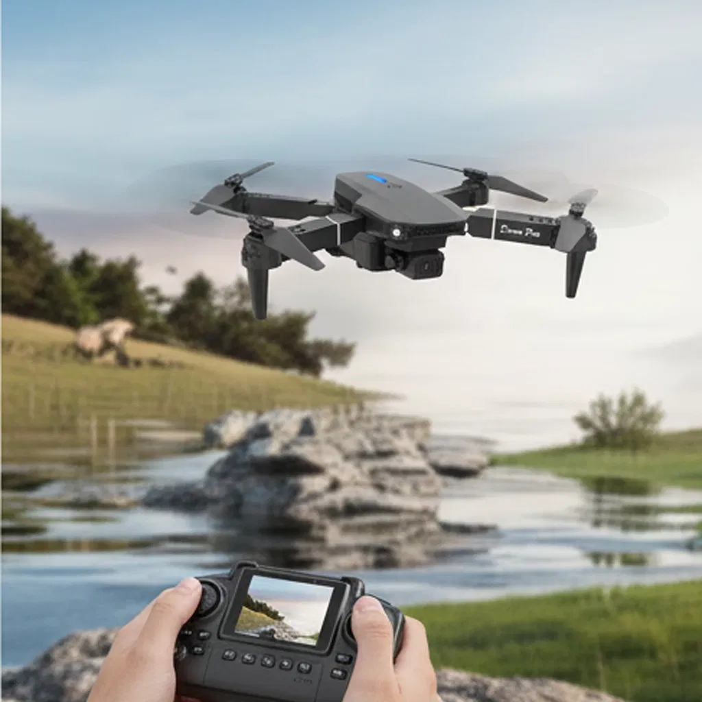 Feature-Rich Remote Control Drone Toy with Dual Camera Display