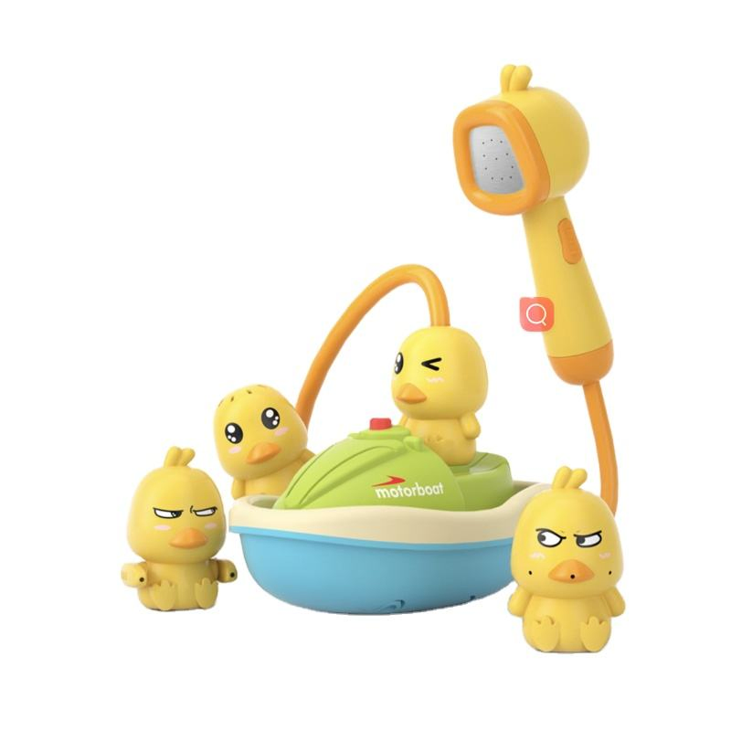 Zhiqu 2023 Electric Duck Shape Bath Boat Toy for Toddlers Summer Water Fun with Kids Plastic Baby Shower Playing Function