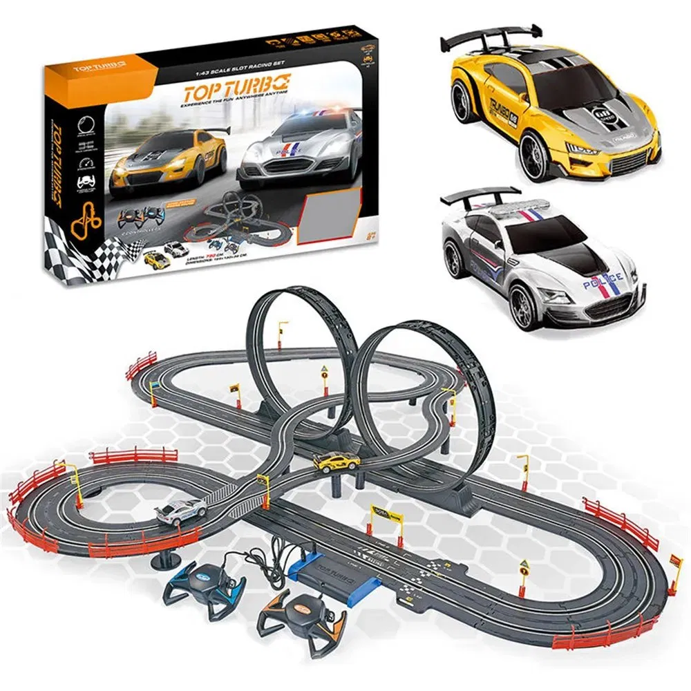 Wholesale Kids High Speed Track Rail Racing Game Remote Control Slot Car Toys