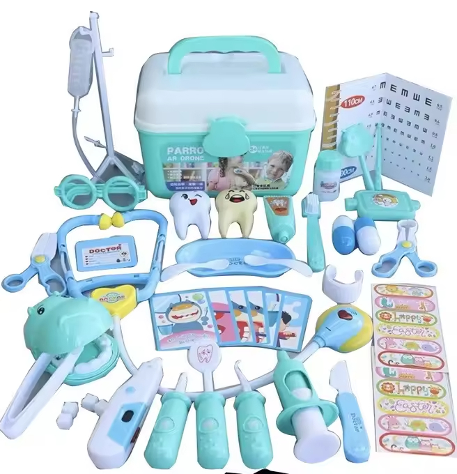 39PCS Educational Plastic Doctor Toy Kit Kids Pretend Play Hospital Set Toy