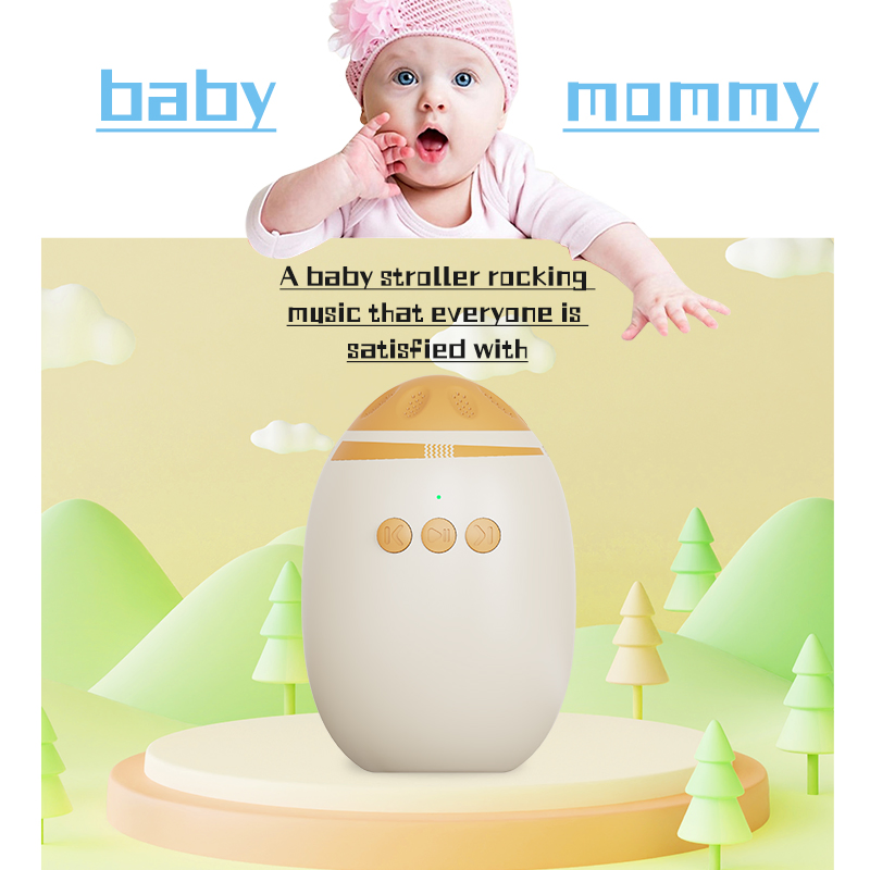 Multi Functional Baby Soothing Device, Intelligent Vibration Cradle Bed, 11 Natural Sound Effects, White Noise Machine, Multi Speed Adjustment, Sleeping God Dev