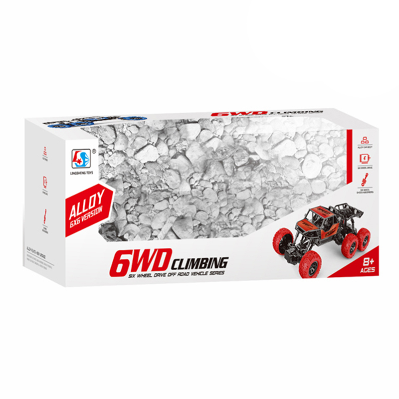 1: 18 Six-Wheel Remote Control Car Alloy Climbing Car RC Vehicle Toy