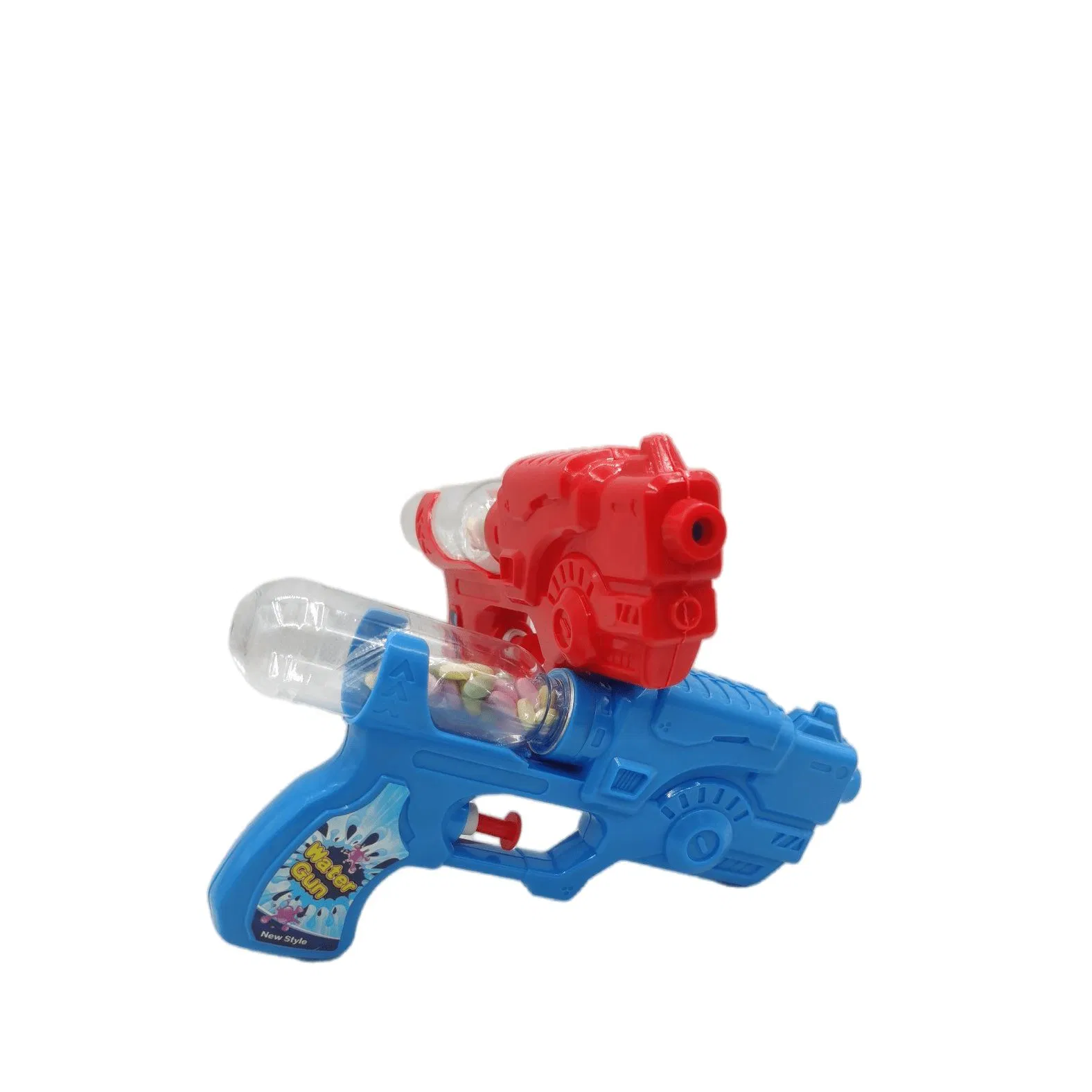 Colorful Water Shooter Gun Candy Toy for Kids Summer Fun Water Fight