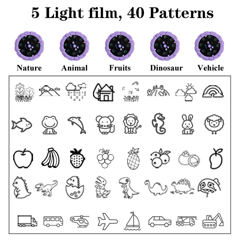 Gift Flashlight Toy Cartoon Sketch Projector Toy for Kids Children Drawing Toys