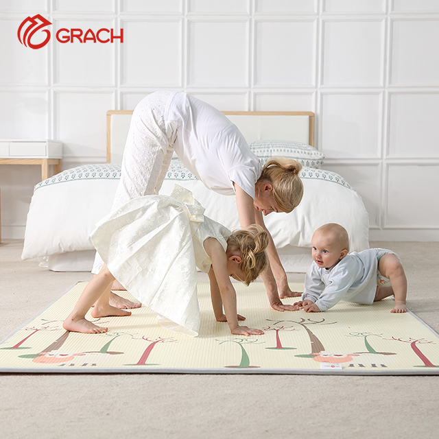 Educational Colourful Tasteless Durable Portable Folding Cartoon Foam Baby Kid Children Play Game Floor Mat Toy