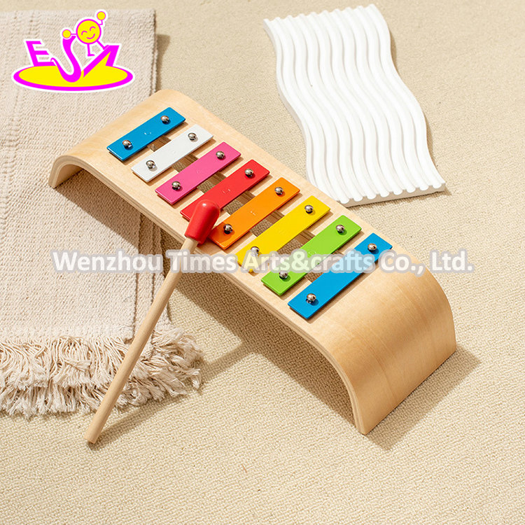Montessori Musical Instrument 8 Notes Wooden Xylophone Toy for Kids W07c110