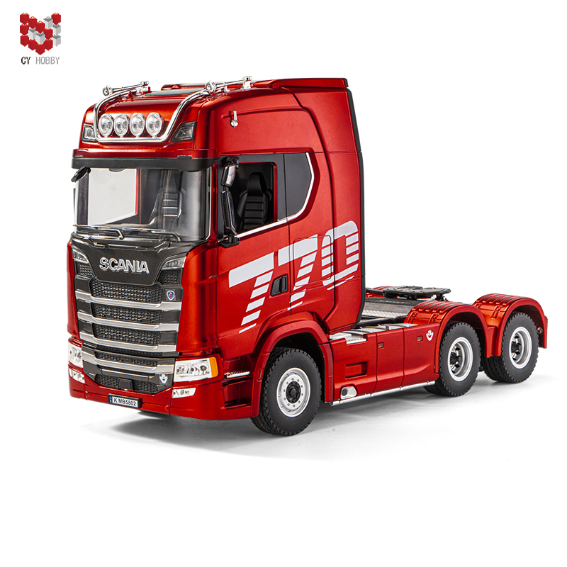 Huina150119CH RC Alloy Scania Car RC Licensed Tractor 1: 18 Remote Control Car Toys Scania 770 S V8 Truck Children Car C Toy
