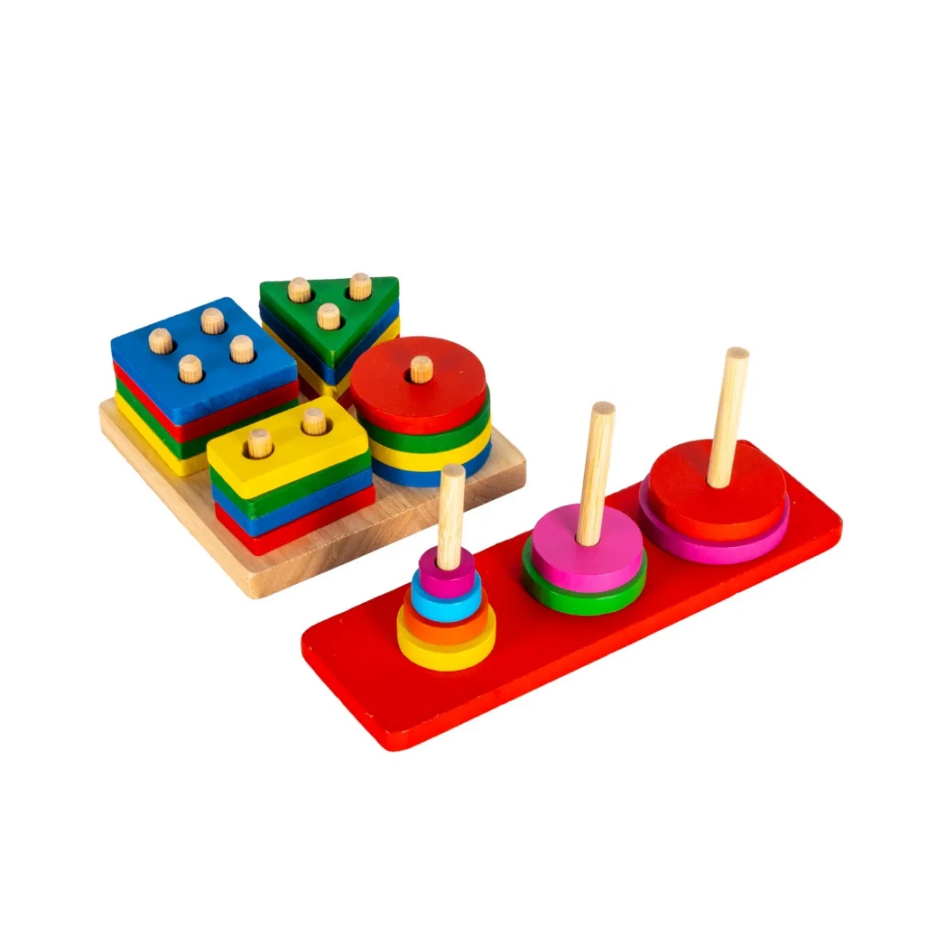 Montessori Learning Shape Sorter Number Early Education Wooden Jigsaw 3D Toy Puzzle