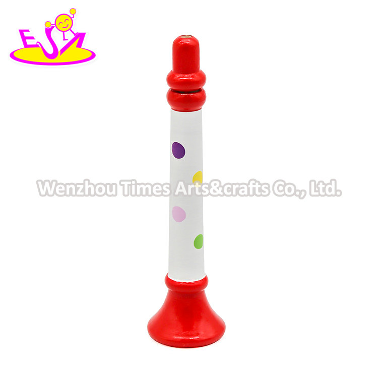 2022 Wholesale Educational Wooden Musical Instrument Flute Toy for Kids W07D024