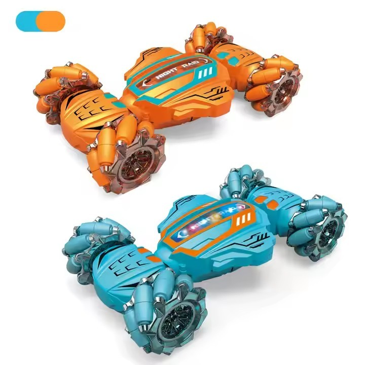Children Toys 4WD Remote Control Stunt Car for Kids Gesture-Sensing Twist Vehicle with Lights Music &amp; off-Road Function Kids Toy