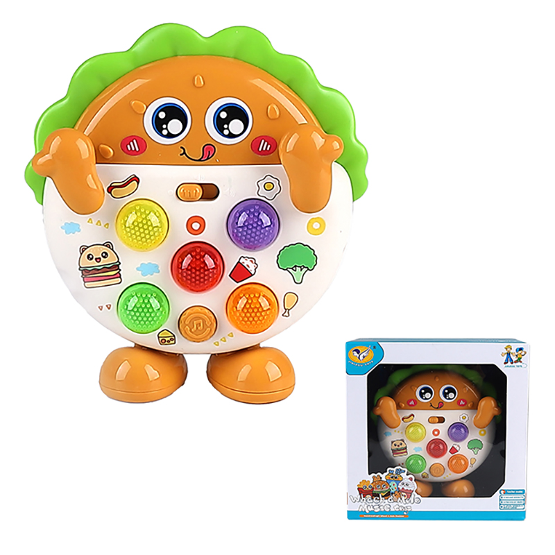 Wholesale Baby Plastic Cartoon Cute Animal Electronic Organ Adorable Musical Instruments Toy Early Educational Electronic Piano Baby Toys