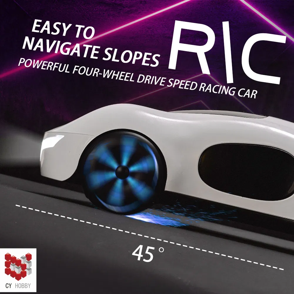 1/16 2.4G RC C Toy New Energy Stunt Car Toys with Spray Light Sound Control Watch Control Children Toy Electric Toy Remote Control Car Wholesale Toys Juguetes