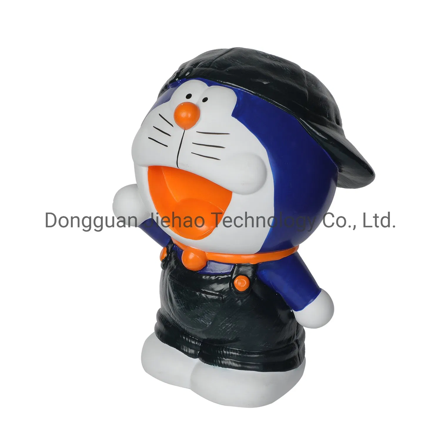 Plastic Boy Bank in Gift Box Coin Money Storage