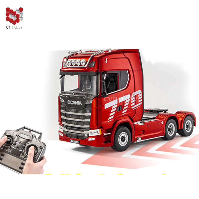 Huina150119CH RC Alloy Scania Car RC Licensed Tractor 1: 18 Remote Control Car Toys Scania 770 S V8 Truck Children Car C Toy