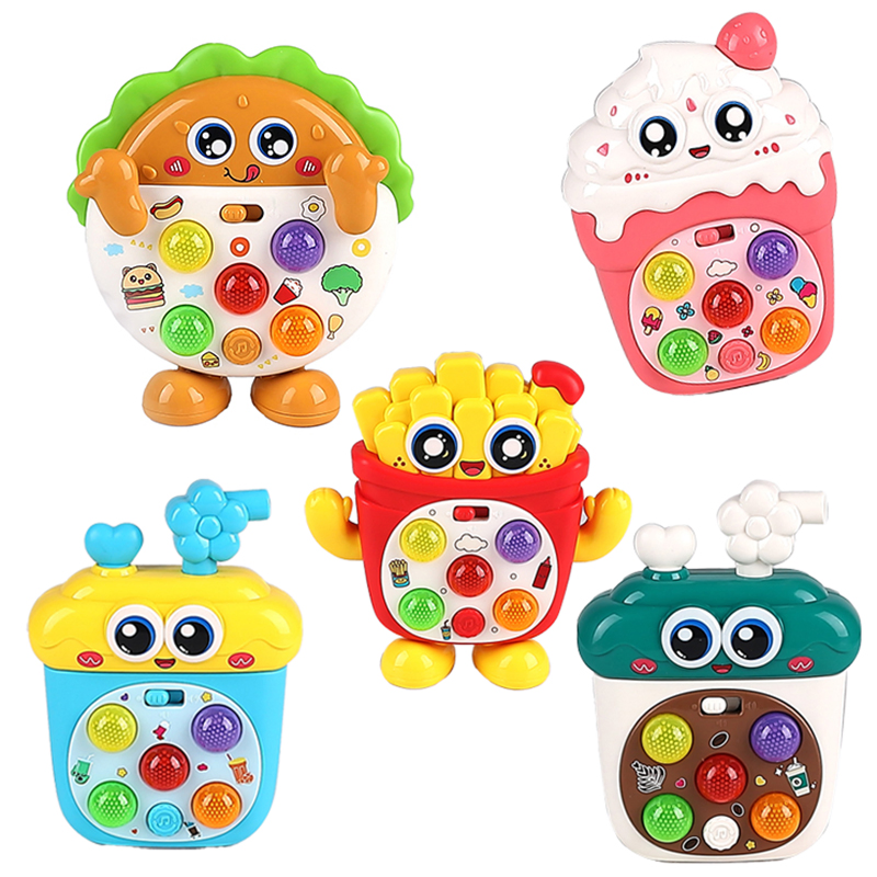 Wholesale Baby Plastic Cartoon Cute Animal Electronic Organ Adorable Musical Instruments Toy Early Educational Electronic Piano Baby Toys