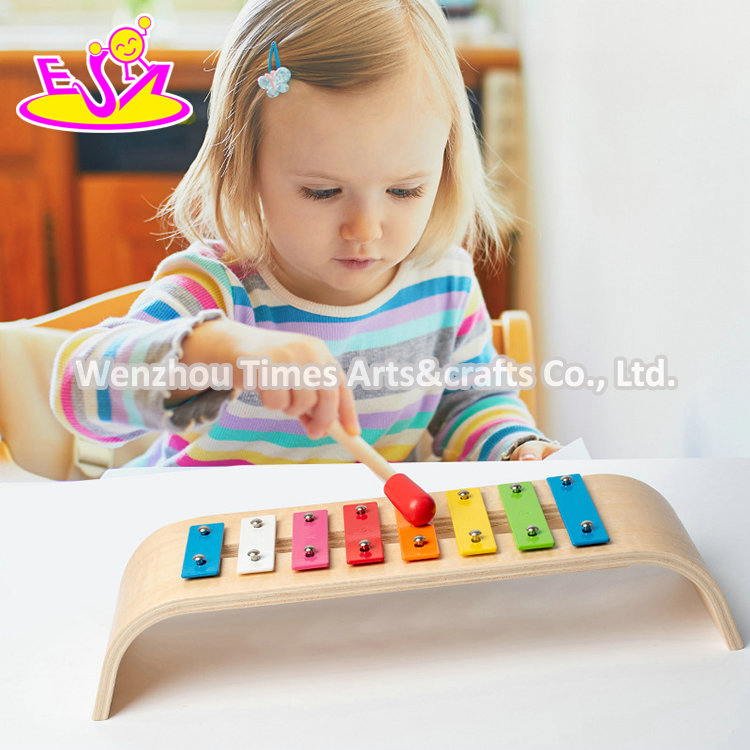 Montessori Musical Instrument 8 Notes Wooden Xylophone Toy for Kids W07c110