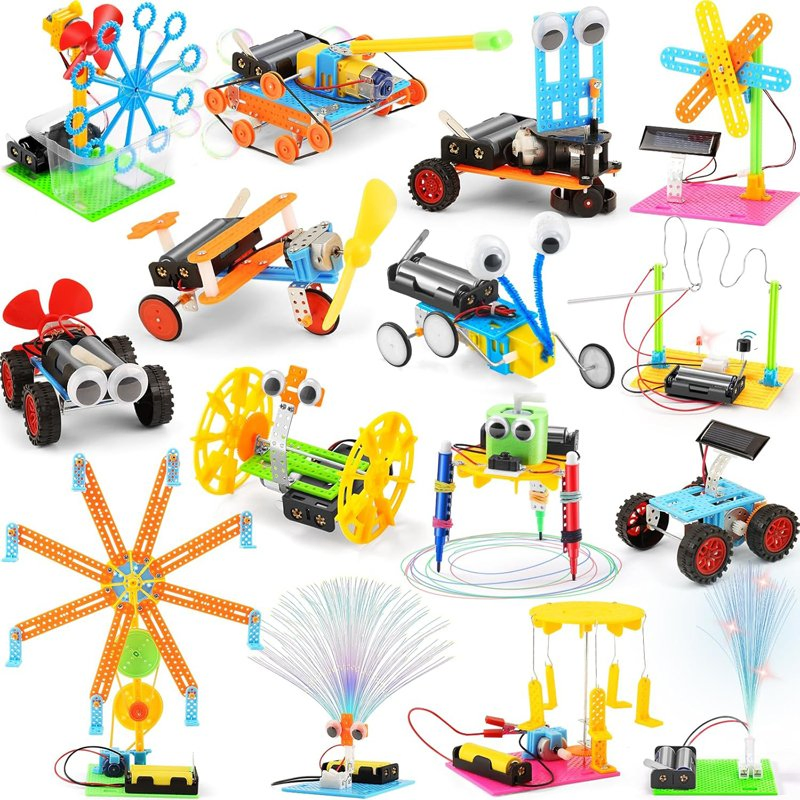 Stem Toys Projects Educational Electric Intelligence Robot Science Kits