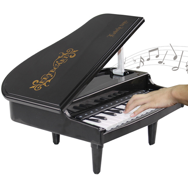 Early Learning Children Simulated Piano Keyboard Toddler Developmental Electronic Musical Instruments Light Piano Toy for Kids