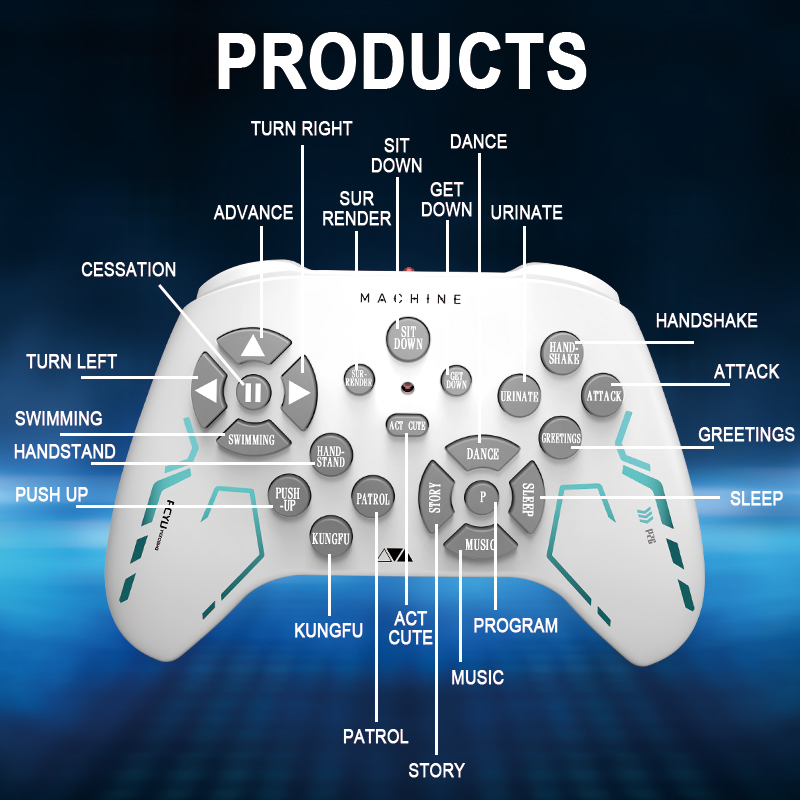 Smart Interactive RC Machine Dog Puppy Music Dancing Pet Toys Remote Control Robot Dog for Kids