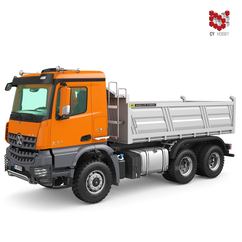 Huina K5702 6X6 1: 14 Scale Remote-Controlled Dump Truck Engineering Vehicle Truck Toys RC Car for Kid's Gift Toy Children Toy