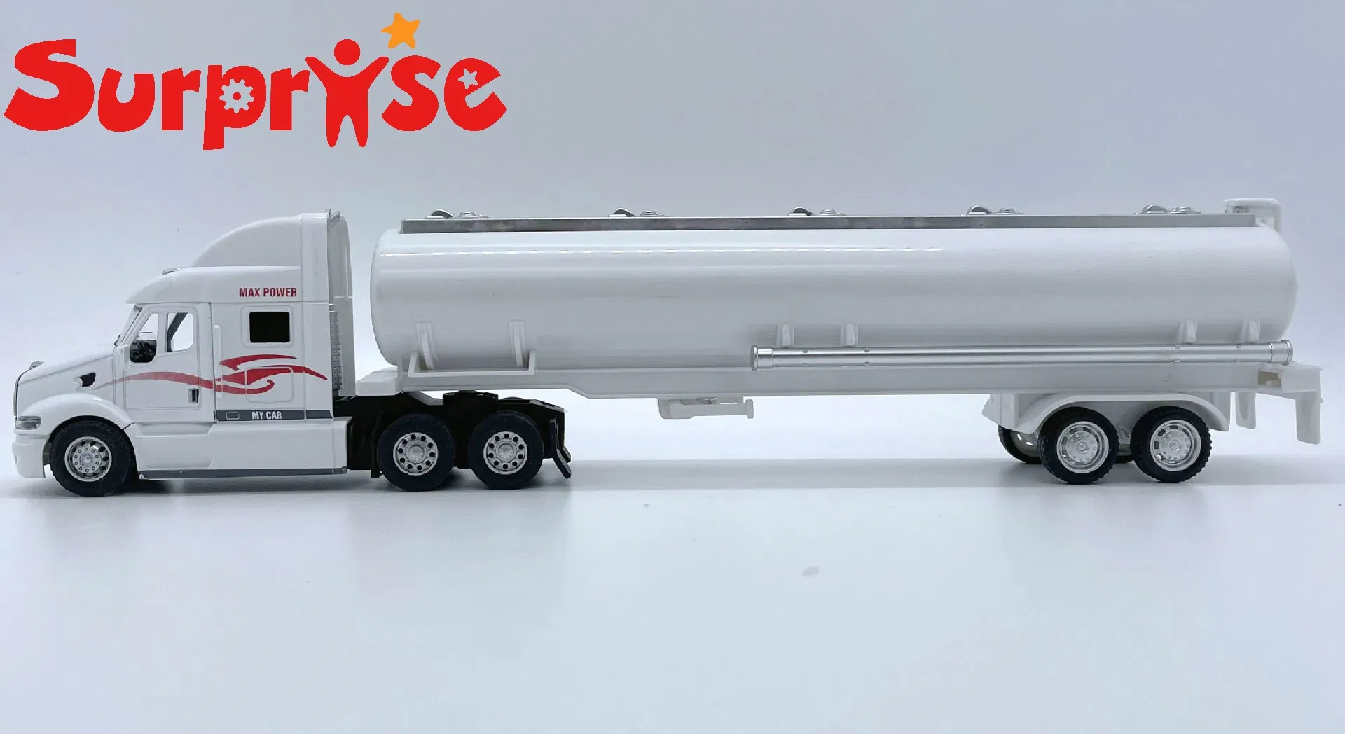 OEM/ODM 1: 48 Scale 34.5cm American Oil Tanker Alloy Car Model Alloy Large Gasoline Vehicle Promotion Gift Toy