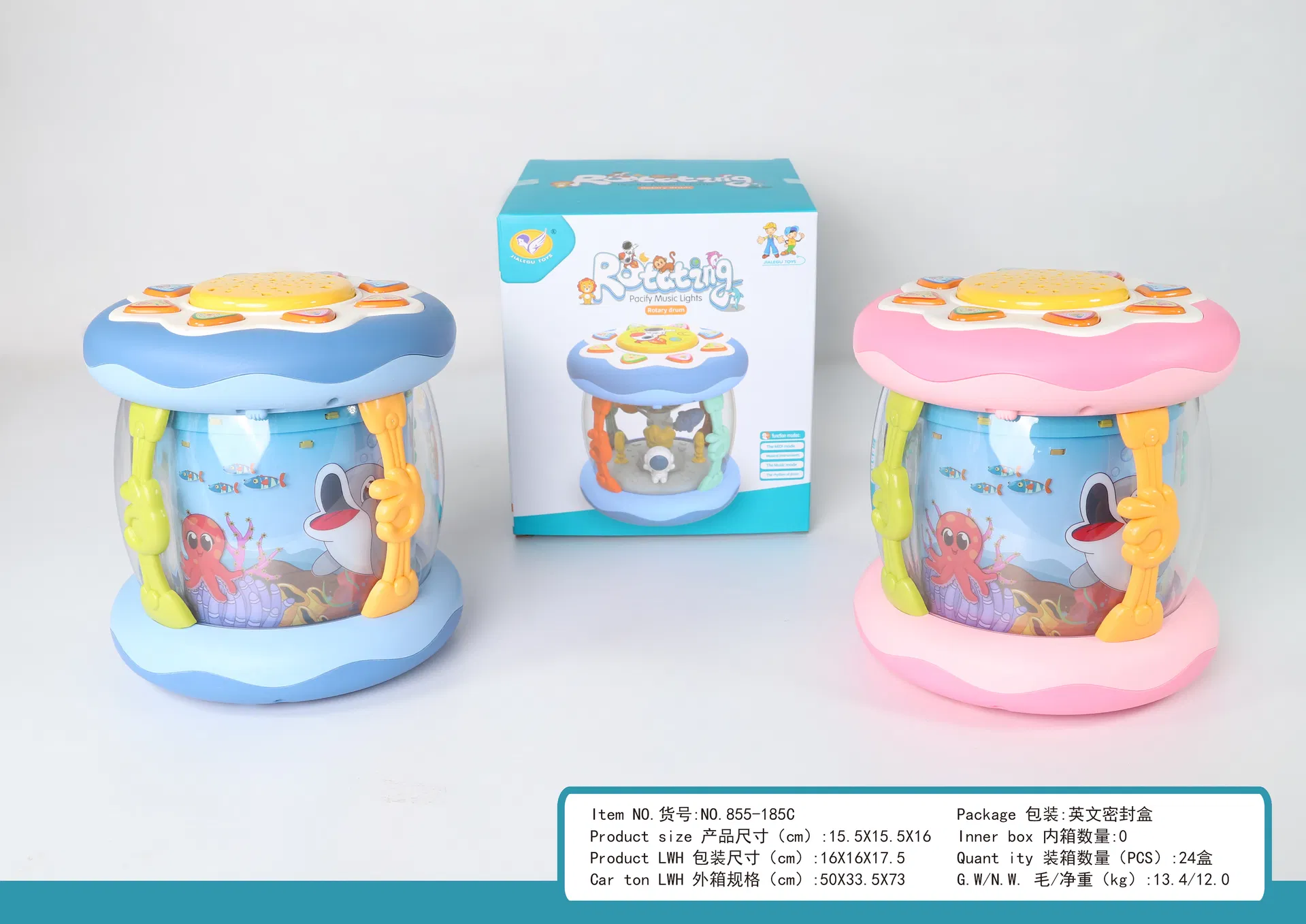 Baby Drum Toy Colors