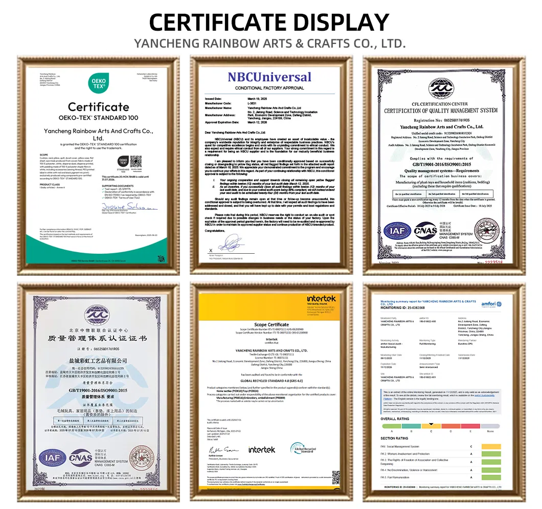 Quality Certificates