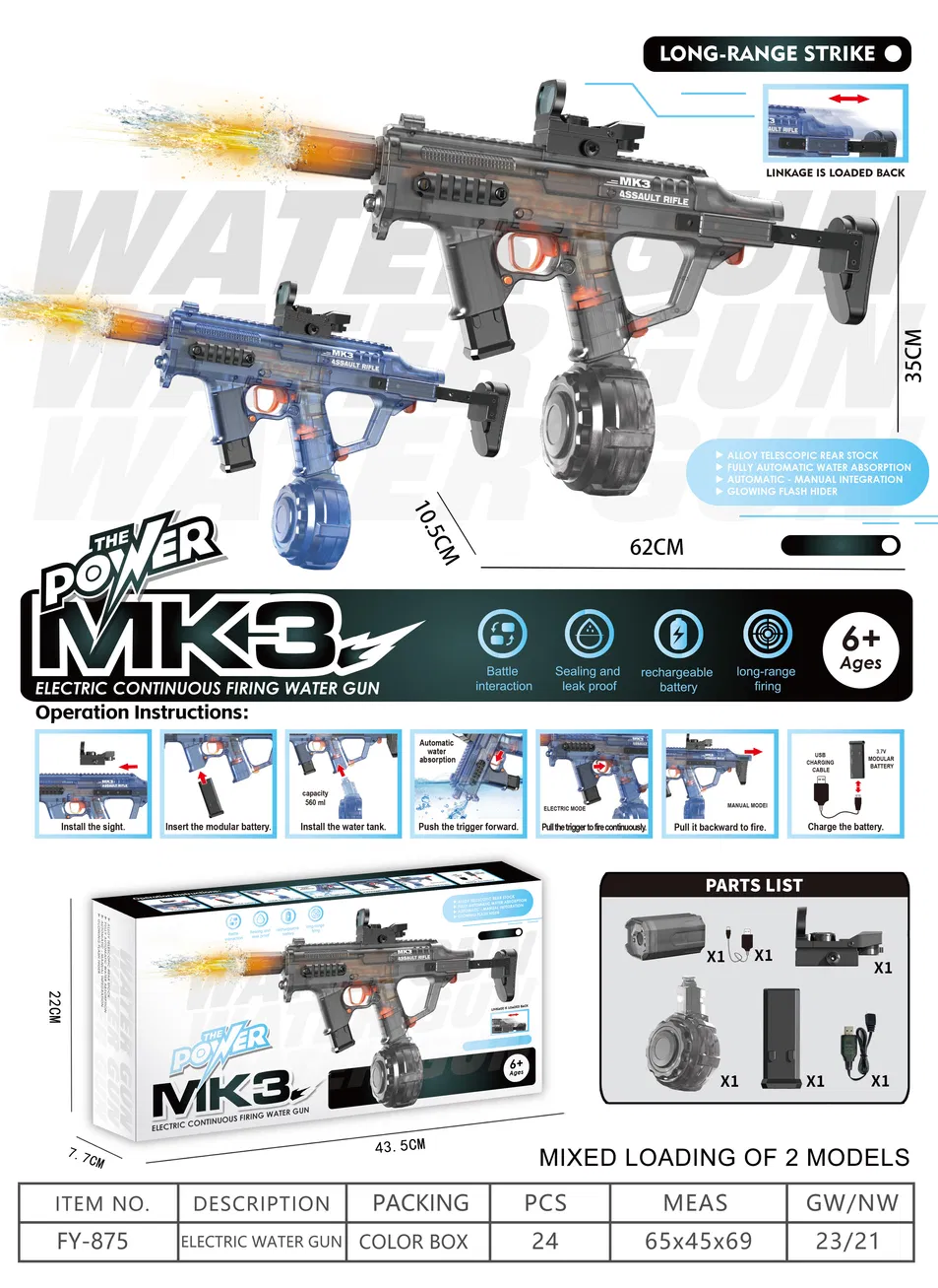 Electric Water Gun Detail 2